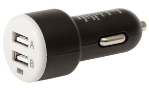 Фото универсальное автомобильное зарядное устройство Prolife PRO 2 USB 2000 мА