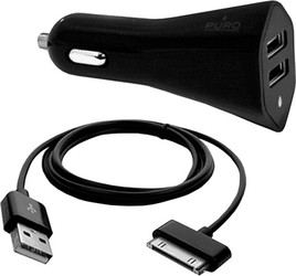 Фото Puro Dual Car Charger for Apple