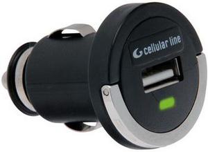 Фото автомобильной универсальной зарядки Cellular Line USB Car Micro Charger