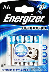 Фото элементов питания Energizer Maximum LR6-4BL