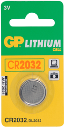 Фото литиевых элементов питания GP CR2032-C1