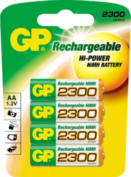 Фото аккумуляторной батарейки GP 230AAHC-UC4 PET-G
