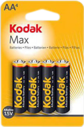 Фото элементов питания Kodak MAX LR6-4BL