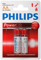 Фото элемента питания Philips LR6-2BL