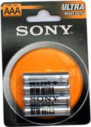 Фото элементов питания Sony R03-4BL Ultra
