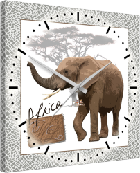 Фото настенных часов Apolena Африка 12-9525/1