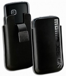 Фото кожаного чехла для LG E510 Optimus Hub Cellular Line Momo Sleeve MOMOSLLBK