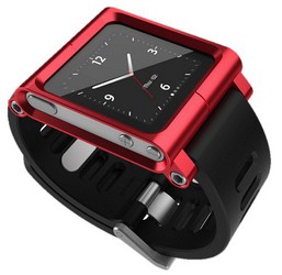 Фото браслет для apple ipod nano 6g lunatik red