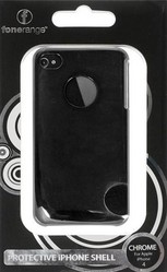 Фото алюминиевого чехла для iPhone 4 Fonerange FSIP4CBLACK
