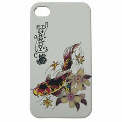 Фото пластикового чехла для iPhone 4 Ed Hardy Koi EH1008