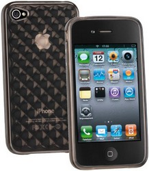 Фото силиконового чехла для iPhone 4 Cellular Line Glam Case силикон