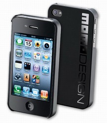 Фото пластикового чехла для iPhone 4 Cellular Line Momo Design Cover MOMOHCIPHONE4BK