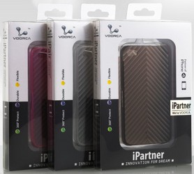 Фото пластикового чехла для iPhone 4 Voorca Grain Case