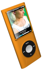 Фото чехол для apple ipod nano 4g ifrogz orange