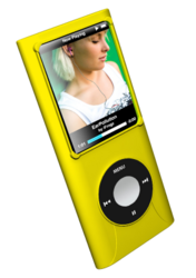 Фото чехол для apple ipod nano 4g ifrogz yellow