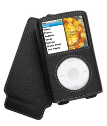 Фото кожаный чехол для apple ipod classic 1