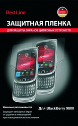 Фото защитной пленки для BlackBerry Torch 9800 Red Line