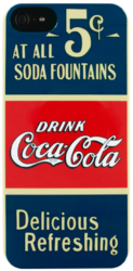 Фото накладки на заднюю часть для iPhone 5 Coca-Cola Old 5 Cents
