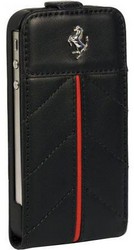 Фото кожаного чехла для iPhone 4 Ferrari California Flip FECFFL4