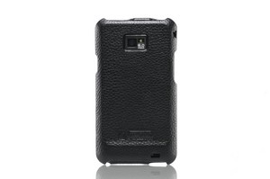 Фото кожаного чехла для Samsung i9100 Galaxy S 2 iCarer Genuine Leather