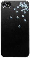 Фото пластикового чехла для iPhone 4S iCover Design Swarovski IP4-SW2-BK пластик