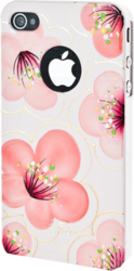 Фото накладки на заднюю часть iCover Cherry Blossoms IP4-HP/W-CR/R