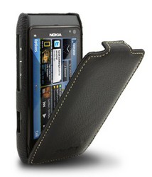 Фото кожаного футляра для Nokia N8 Melkco