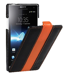 Фото кожаного чехла для Sony Xperia S Melkco