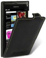 Фото кожаного футляра для Nokia N9 Melkco