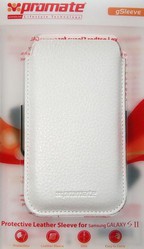 Фото кожаного чехла для Samsung i9100 Galaxy S 2 Promate gSleeve