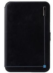 Фото чехла для планшета Samsung GALAXY Tab 7.0 Plus P6200 Zenus Masstige Color Point Stand Real Black кожаный