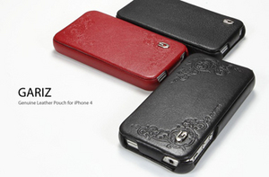 Фото кожаного чехла для iPhone 4 SGP Leather Case Gariz Edition Series