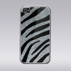 Фото пластикового чехла для iPhone 4 Luxury Swarovski Safari