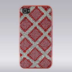 Фото пластикового чехла для iPhone 4 Luxury Swarovski Safiri