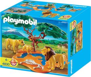 Фото африка: Стая львов с обезьянками Playmobil 4830