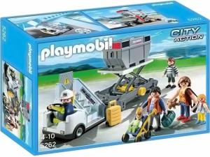 Фото авиапогрузчик с грузом и пассажиры Playmobil 5262