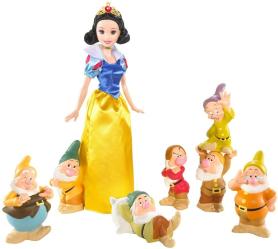Фото белоснежка и 7 гномов Disney Princess Mattel 9642R