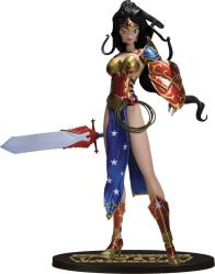 Фото фигурка DC Unlimited Ame-Comi Heroine Series Wonder Woman Re-Paint Staue 30886