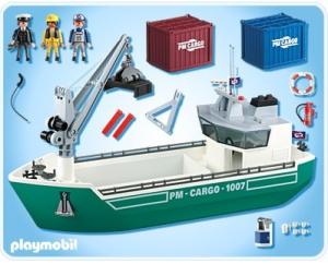 Фото Playmobil Грузовое судно с погрузочным краном 5253