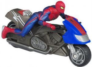Фото фигурка на мотоцикле Spider man Hasbro 39610