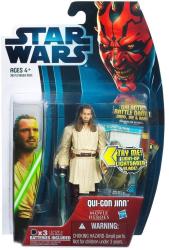 Фото фигурки героев фильма Star Wars Qui-Gon Jinn Hasbro 36573