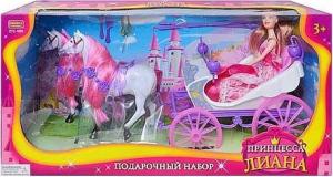 Фото карета с лошадью и куклой Zhorya ZYC-1089