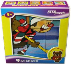 Фото кубики Любимые мультфильмы Step Puzzle 27705