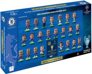 Фото набор фигурок футболистов SoccerStarz Chelsea Champions League Celebration Pack 2012
