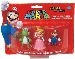 Фото набор фигурок Super Mario Peach Yoshi Nintendo NIF300P