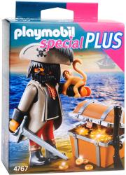 Фото пират с сокровищами и обезьянкой Playmobil 4767pm