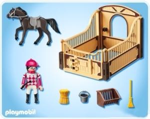 Фото Playmobil Арабская лошадь со стойлом 5112
