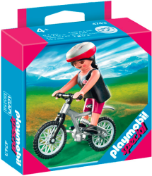 Фото Playmobil Девочка на горном велосипеде 4743