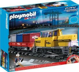 Фото Playmobil Грузовой поезд с контейнерами 5258