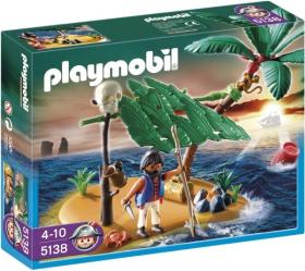 Фото Playmobil Остров с пиратом, потерпевшим кораблекрушение 5138